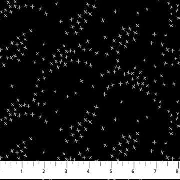 Birds Black 92018-99 | Seasons by Ghazal Razavi | Figo Fabrics | Continuous Yardage | Fat Quarter | Quilting Fabric