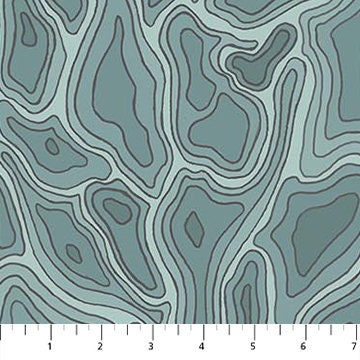 Topography Mint RC90887-61 | Green World by Boccaccini Meadows | Figo Fabrics | Continuous Yardage | Fat Quarter | Quilting Fabric