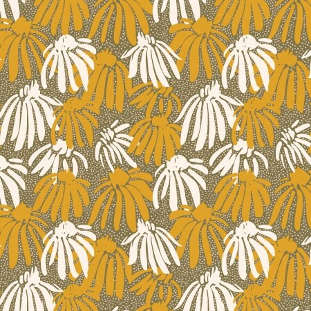 Black Eyed Susans Day Dreaming BP100-DD1 | Marked By Nature by Brittany Polatis | Cotton + Steel | Continuous Yardage | Fat Quarter