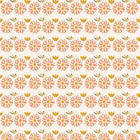Flower Pop Soft Pink BP101-SP1 | Marked By Nature by Brittany Polatis | Cotton + Steel | Continuous Yardage | Fat Quarter