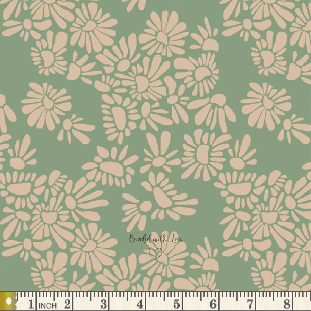 Meadow Matcha EVO60407 | Evolve by Suzy Quilts | Art Gallery Fabrics | Continuous Yardage | Fat Quarters | Quilting Fabric