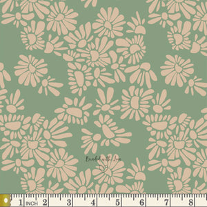 Meadow Matcha EVO60407 | Evolve by Suzy Quilts | Art Gallery Fabrics | Continuous Yardage | Fat Quarters | Quilting Fabric
