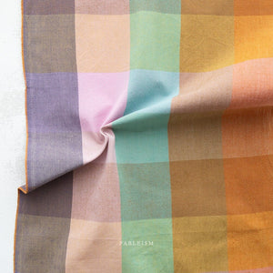 PREORDER Happy Place Checkers in Superbloom CSW-01-SUPERBLOOM | Canyon Springs by Fableism Supply Co. | Continuous Yardage | Fat Quarter