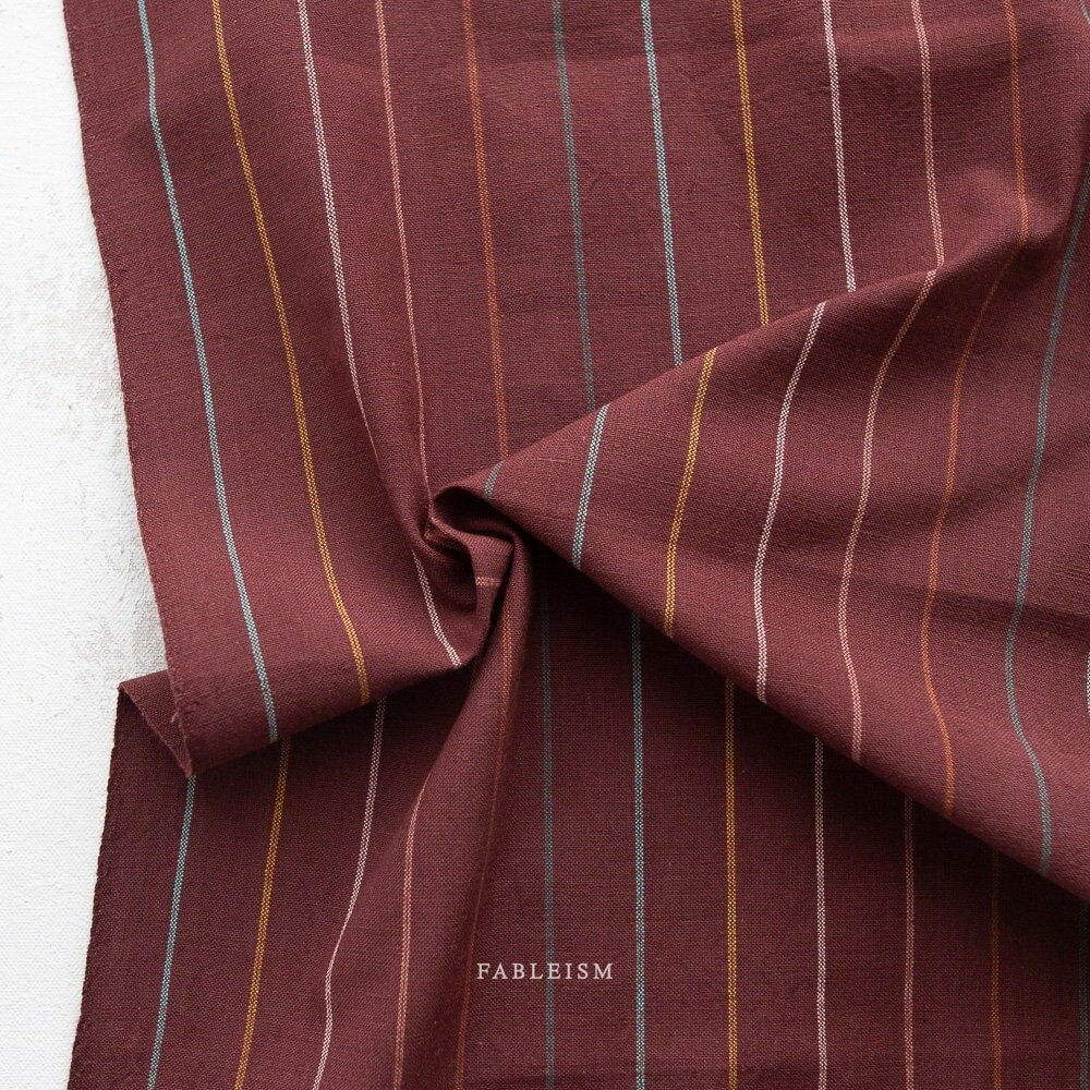 PREORDER Skinny Stripes in Dusk CSW-07-DUSK | Canyon Springs by Fableism Supply Co. | Continuous Yardage | Fat Quarter