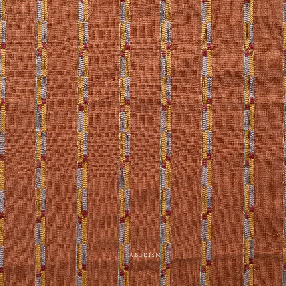 PREORDER Track Stripe in Umber CSW-10-UMBER | Canyon Springs by Fableism Supply Co. | Continuous Yardage | Fat Quarter