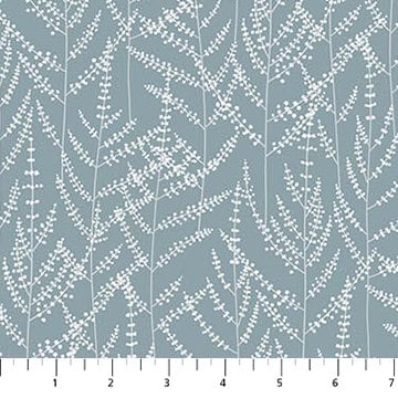 Nepeta Blue 90878-41 | The Botanist by Pippa Shaw | Figo Fabrics | Continuous Yardage | Fat Quarter | Quilting Fabric
