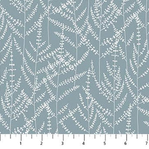 Nepeta Blue 90878-41 | The Botanist by Pippa Shaw | Figo Fabrics | Continuous Yardage | Fat Quarter | Quilting Fabric
