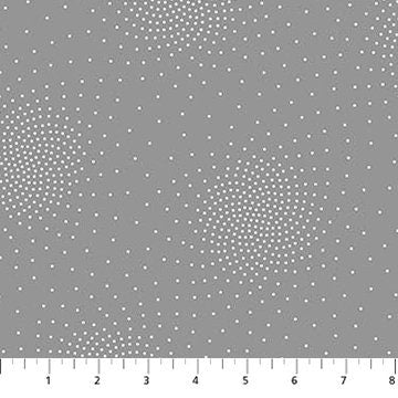Sunflower Gray 90883-92 | The Botanist by Pippa Shaw | Figo Fabrics | Continuous Yardage | Fat Quarter | Quilting Fabric