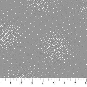 Sunflower Gray 90883-92 | The Botanist by Pippa Shaw | Figo Fabrics | Continuous Yardage | Fat Quarter | Quilting Fabric