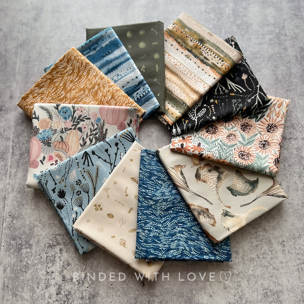 Autumn Forage by Boccaccini Meadows | Figo Fabrics | 11 Print Bundle | Quilting Bundle | Half Yard Bundle | Fat Quarter Bundle | BUNDLE-214
