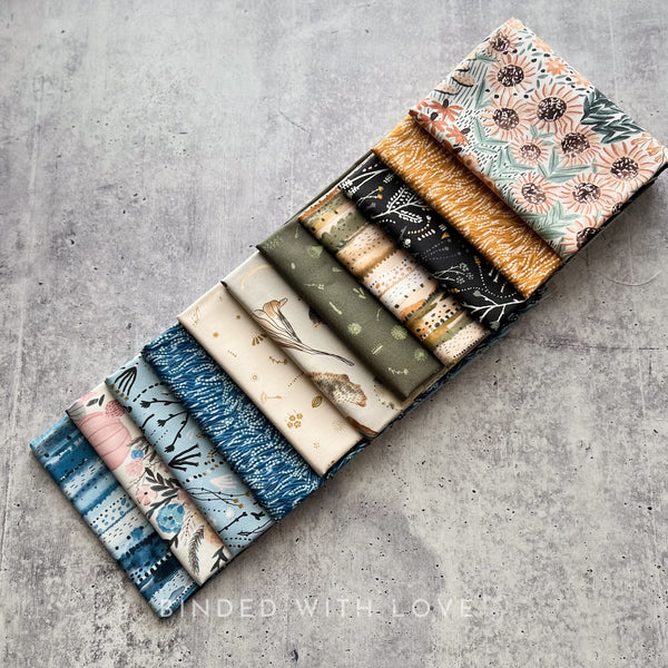 Autumn Forage by Boccaccini Meadows | Figo Fabrics | 11 Print Bundle | Quilting Bundle | Half Yard Bundle | Fat Quarter Bundle | BUNDLE-214