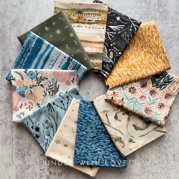 Autumn Forage by Boccaccini Meadows | Figo Fabrics | 11 Print Bundle | Quilting Bundle | Half Yard Bundle | Fat Quarter Bundle | BUNDLE-214