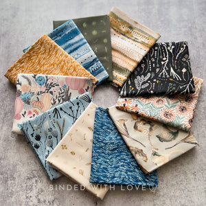 Autumn Forage by Boccaccini Meadows | Figo Fabrics | 11 Print Bundle | Quilting Bundle | Half Yard Bundle | Fat Quarter Bundle | BUNDLE-214