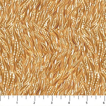 Wheat Gold 90853-50 | Autumn Forage by Boccaccini Meadows | Figo Fabrics | Continuous Yardage | Fat Quarter | Quilting Fabric