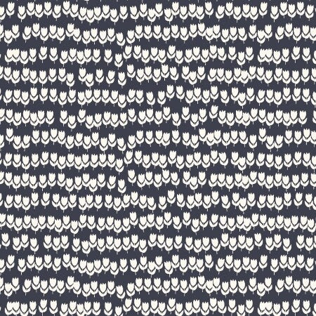 Tulips Midnight RC104-MI4 | Break of Dawn Collaborative by Cotton + Steel | Continuous Yardage | Fat Quarter | Quilting