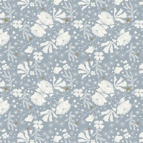 Garden Wishing Well Metallic AC503-WW4M | Break of Dawn Collaborative by Cotton + Steel | Continuous Yardage | Fat Quarter | Quilting