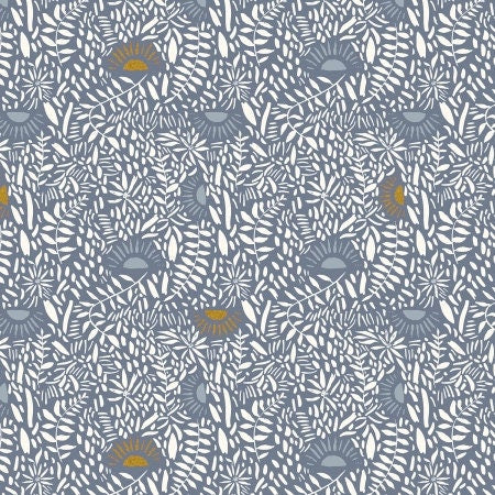 Nature Walk Water Breaking Metallic BP103-WB4M | Break of Dawn Collaborative by Cotton + Steel | Continuous Yardage | Fat Quarter | Quilting