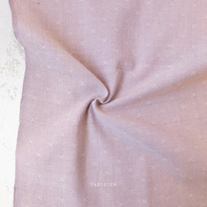 Lavender Tea FSW-118-LAVENDER-TEA | Sprout Woven by Fableism Supply Co. | Continuous Yardage | Fat Quarter | Cotton Yarn Dyed Wovens