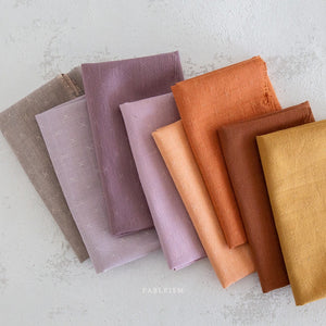 Sprout Wovens by Fableism Supply Co. | New 2024 Sprout Colors | 8 Yarn Dyed Woven Fabrics | Fabric Bundle | BUNDLE-228