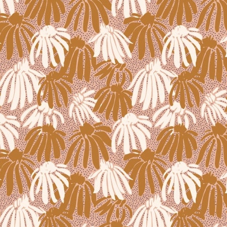 Dotted Black Eyed Susans Early Sunrise BP100-ES3 | Marked By Nature by Brittany Polatis | Cotton + Steel | Continuous Yardage | Fat Quarter