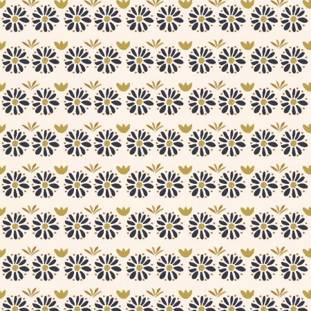 Flower Pop Cool Blue BP101-CB2 | Marked By Nature by Brittany Polatis | Cotton + Steel | Continuous Yardage | Fat Quarter