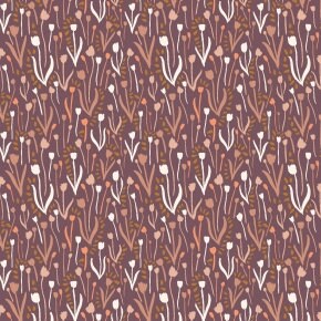 Playful Tulips Ruby Dusk BP102-RD3 | Marked By Nature by Brittany Polatis | Cotton + Steel | Continuous Yardage | Fat Quarter