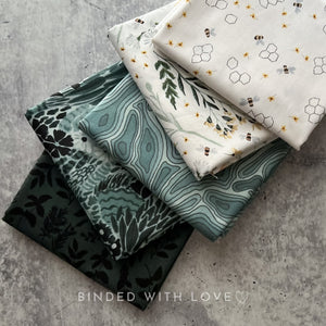 Green World by Boccaccini Meadows | 5 Prints | FIGO Fabrics | Fat Quarter Bundle | Half Yard Bundle | BUNDLE-223