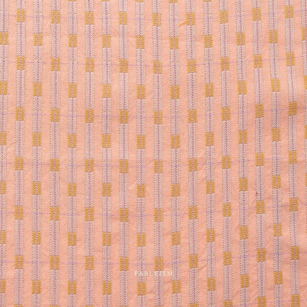 Preorder Formation in Peachy Pink CSW-08-PEACHY-PINK | Canyon Springs by Fableism Supply Co. | Continuous Yardage | Fat Quarter