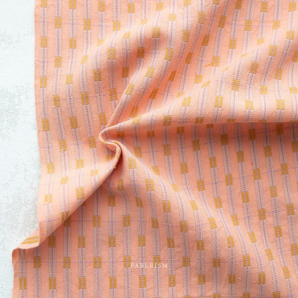 Preorder Formation in Peachy Pink CSW-08-PEACHY-PINK | Canyon Springs by Fableism Supply Co. | Continuous Yardage | Fat Quarter