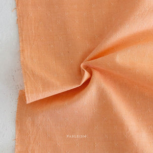 Marmalade FSW-094-MARMALADE | Sprout Woven by Fableism Supply Co. | Continuous Yardage | Fat Quarter | Cotton Yarn Dyed Wovens