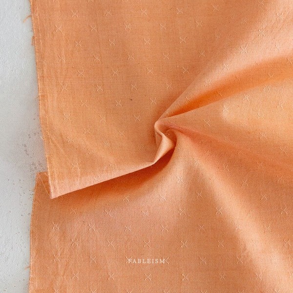 Marmalade FSW-094-MARMALADE | Sprout Woven by Fableism Supply Co. | Continuous Yardage | Fat Quarter | Cotton Yarn Dyed Wovens