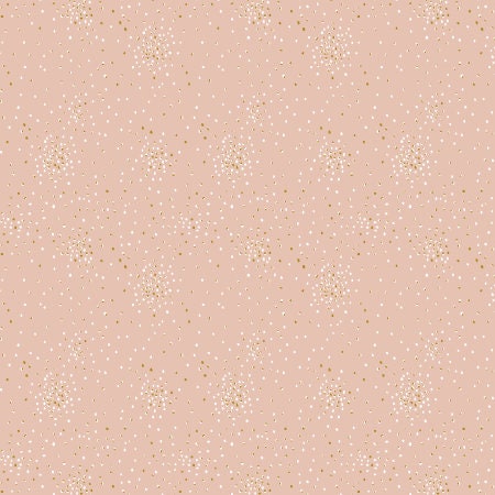 Clusters Ballerina Metallic CS107-BA17M | Cotton + Steel Basics | Blender Fabric | Continuous Yardage | Fat Quarter