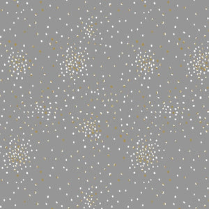 Clusters Castle Metallic CS107-CA23M | Cotton + Steel Basics | Blender Fabric | Continuous Yardage | Fat Quarter