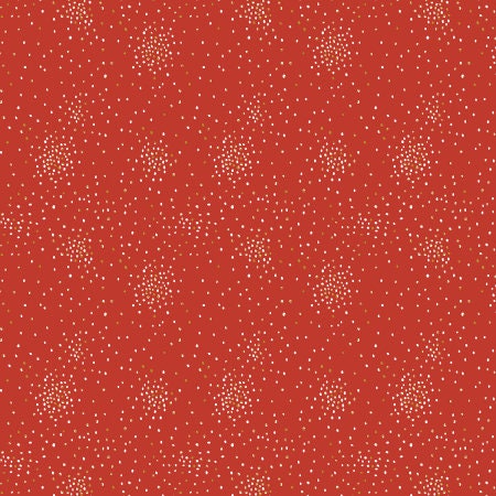 Clusters Ruby Metallic CS107-RU19M | Cotton + Steel Basics | Blender Fabric | Continuous Yardage | Fat Quarter