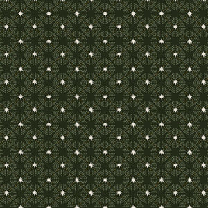 Starlight Hunter Metallic AC604-HU1M | Tinsel On The Trail by Ash Cascade | Cotton + Steel | Continuous Yardage | Christmas Fabric