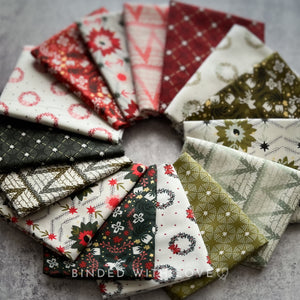 Tinsel on The Trail Full Collection by Ash Cascade | 15 Prints | Cotton + Steel | Precut Bundle | Christmas Fabrics | BUNDLE-229