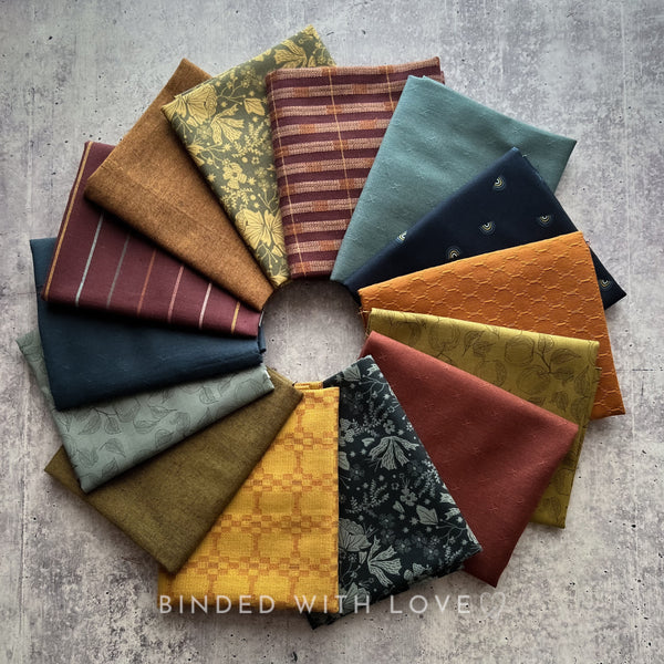 Curated Fat Quarter Bundle | 14 Fat Quarters | Hand Selected Quilting Bundle | Quilting Fabric | BUNDLE-230