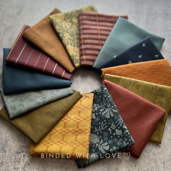 Curated Fat Quarter Bundle | 14 Fat Quarters | Hand Selected Quilting Bundle | Quilting Fabric | BUNDLE-230