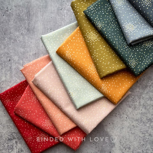 Clusters II Bundle | 10 Print Precut Bundle | Cotton + Steel | Gold Metallic Accent | Fat Quarter Bundle | Half Yard Bundle | BUNDLE-231