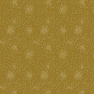 Clusters Forest Moss Metallic CS107-FM22M | Cotton + Steel Basics | Blender Fabric | Continuous Yardage | Fat Quarter