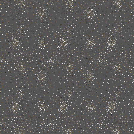 Clusters Shadows Metallic CS107-SH24M | Cotton + Steel Basics | Blender Fabric | Continuous Yardage | Fat Quarter