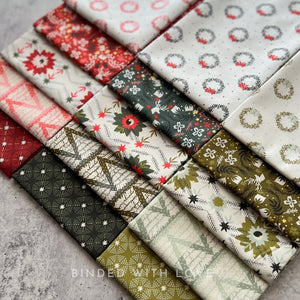 Tinsel on The Trail Full Collection by Ash Cascade | 15 Prints | Cotton + Steel | Precut Bundle | Christmas Fabrics | BUNDLE-229