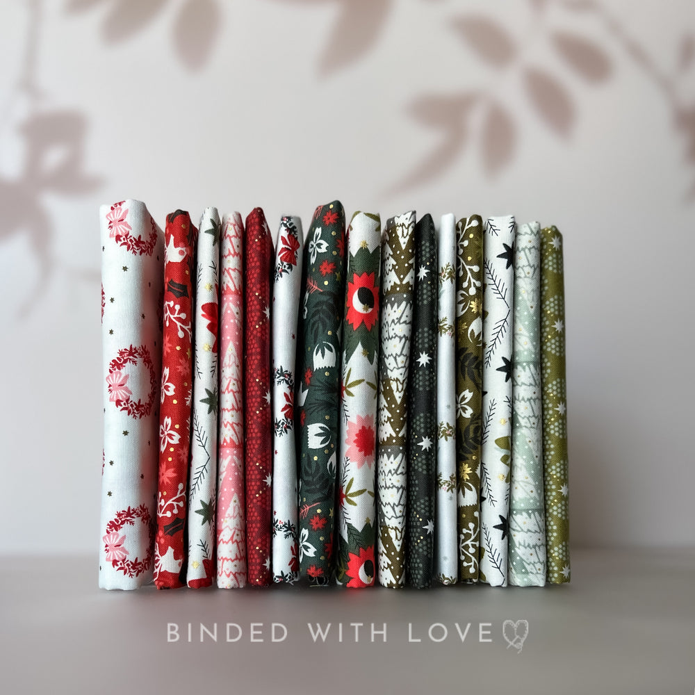 Tinsel on The Trail Full Collection by Ash Cascade | 15 Prints | Cotton + Steel | Precut Bundle | Christmas Fabrics | BUNDLE-229