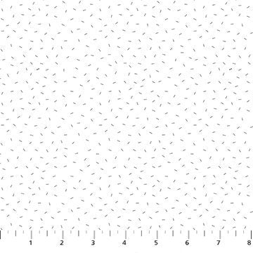 Dashes White Gray 92039-10 | Dovetail by Ghazal Razavi | Figo Fabrics | Continuous Yardage | Fat Quarter | Quilting Fabric | Low Volume