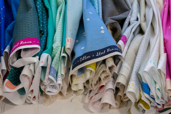 Cotton + Steel Basics Fat Quarter Bundle CS100P-FQB-3 | MEGA 51 Print Precut Bundle | Cotton + Steel | Manufacture Fat Quarter Bundle