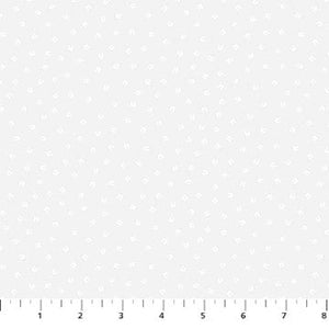 Magnets White Pigment 92034-10 | Dovetail by Ghazal Razavi | Figo Fabrics | Continuous Yardage | Fat Quarter | Quilting Fabric | Low Volume