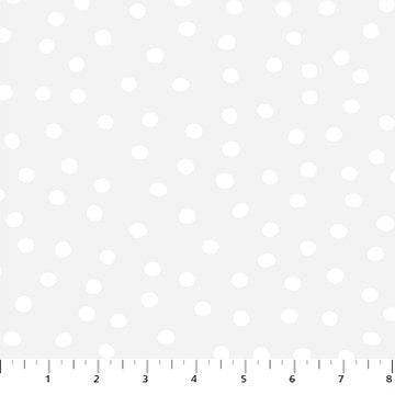 Snow Ball White Pigment 92030-10 | Dovetail by Ghazal Razavi | Figo Fabrics | Yardage | Fat Quarter | Quilting Fabric | Low Volume