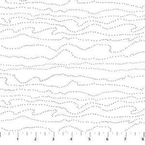 Strings White Gray 92037-10 | Dovetail by Ghazal Razavi | Figo Fabrics | Yardage | Fat Quarter | Quilting Fabric | Low Volume