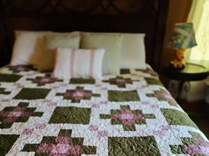 Meadow Patch Throw Quilt Kit | Pattern and Kit Designed by Thai Charm | Pattern NOT INCLUDED | Modern Quilt Kit | 62.5in x 75in