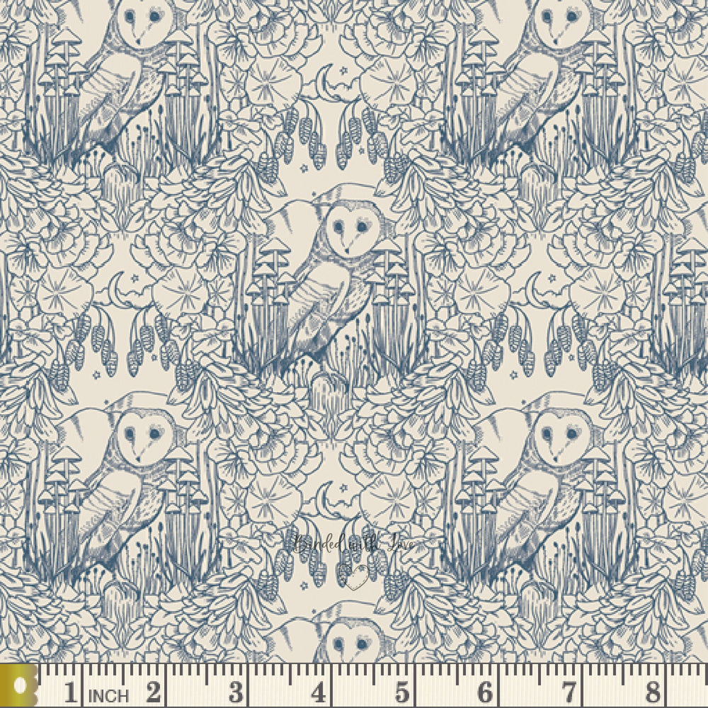 Moonlit Guardian Sky COH28903 | Coyote Hill by Katie O'Shea | Art Gallery Fabrics | Continuous Yardage | Quilting Cotton | Fat Quarter